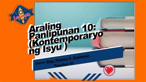 KONSEPTO NG KONTEMPORARYU ISYU: QUARTER 1, .